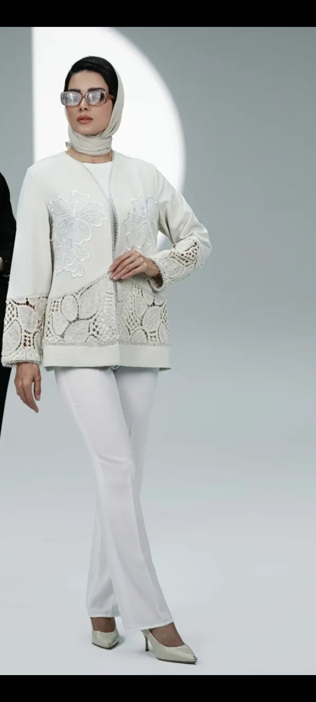 کت ژاکارد جواهردوزی مزونی آیسل